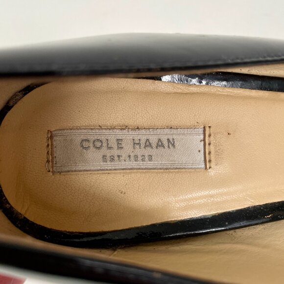 Women's Cole Haan Mckeyla Stiletto Pump, Black Patent Leather, Size 8 - Picture 8 of 10